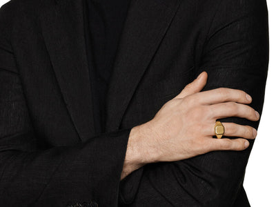 Whether Your Style is Classic or Current, You Need a Men’s Signet Ring