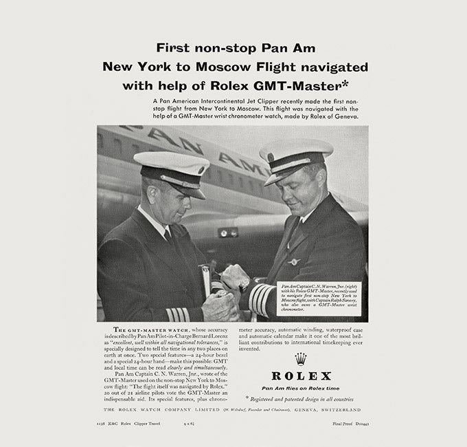 Vintage Rolex GMT-Master Advertisement
