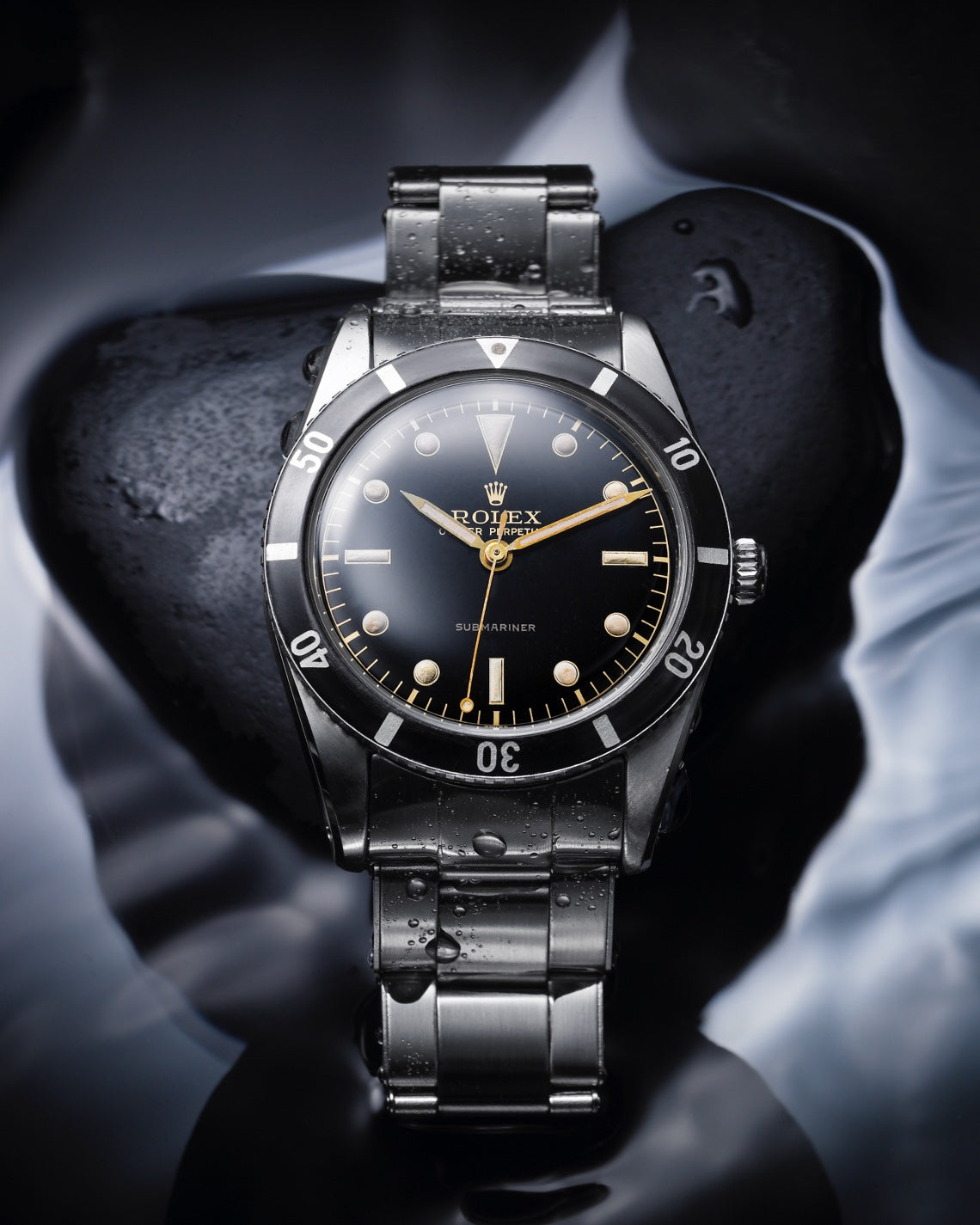 Rolex Oyster Perpetual Submariner with Black Dial