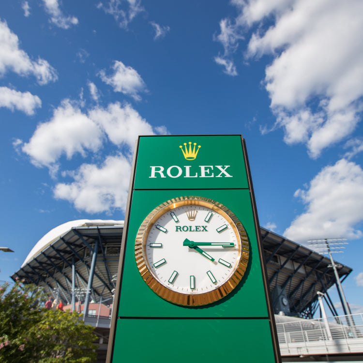 A Rolex Banner at the US Open