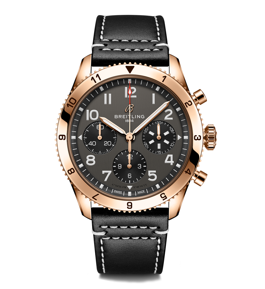 Breitling Classic AVI Chronograph 42 P-51 Black Dial | Fink's