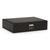 WOLF Medium Leather Jewelry Box in Black Anthracite