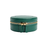 WOLF Sophia Round Zip Case in Forest Green
