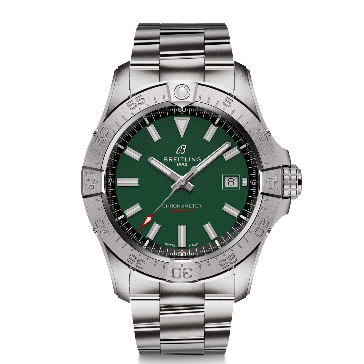 Breitling Avenger Automatic 42 Watch with Green Dial | Fink's