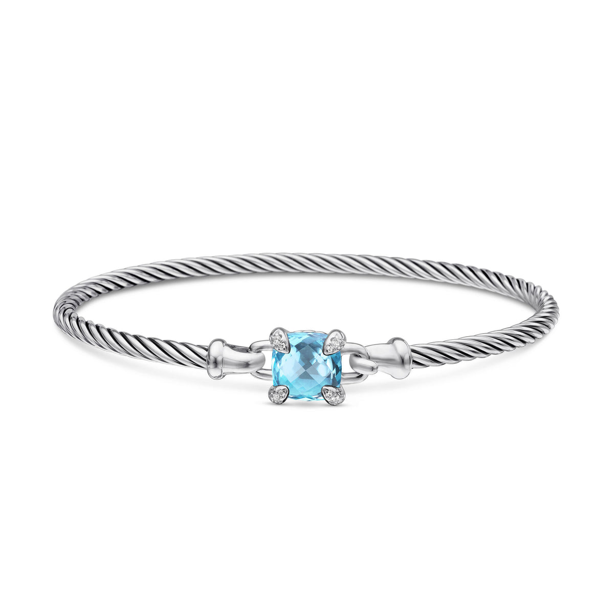 David Yurman Chatelaine Topaz and Diamonds Bracelet | Fink's