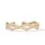 Zig Zag Stax Cuff Bracelet in 18K Yellow Gold with Diamonds, 13mm