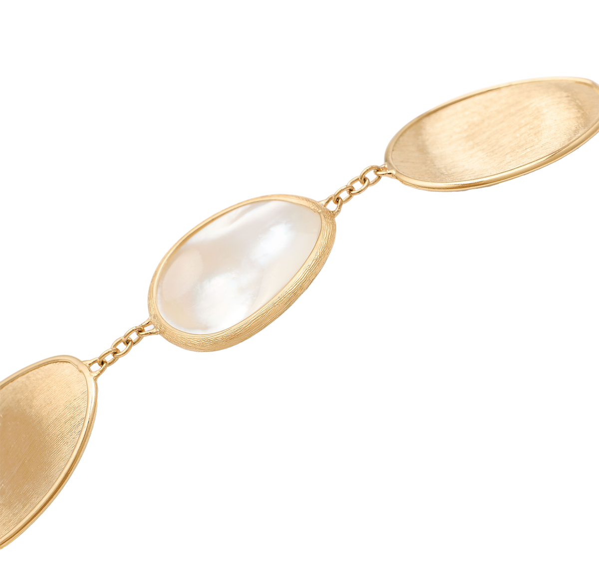 Marco Bicego Gold Mother of Pearl Station Bracelet | Fink's