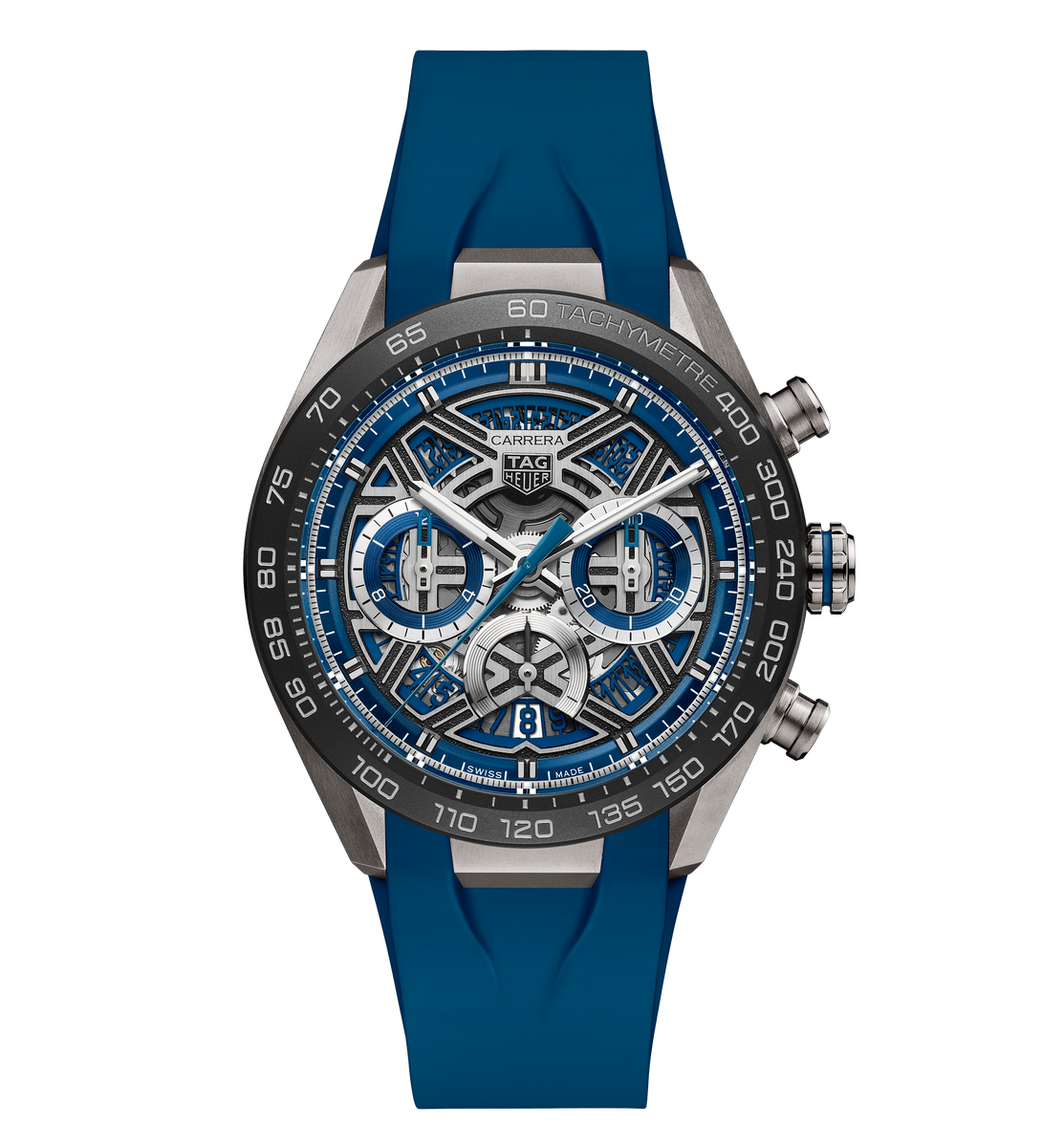 HEUER ストップウォッチ 青 CBU2081.FT6274_SOLDAT_8b8e76e2