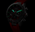 Glow-in-the-dark TAG Heuer Carrera Chronograph Extreme Sport Watch with Orange Rubber Strap