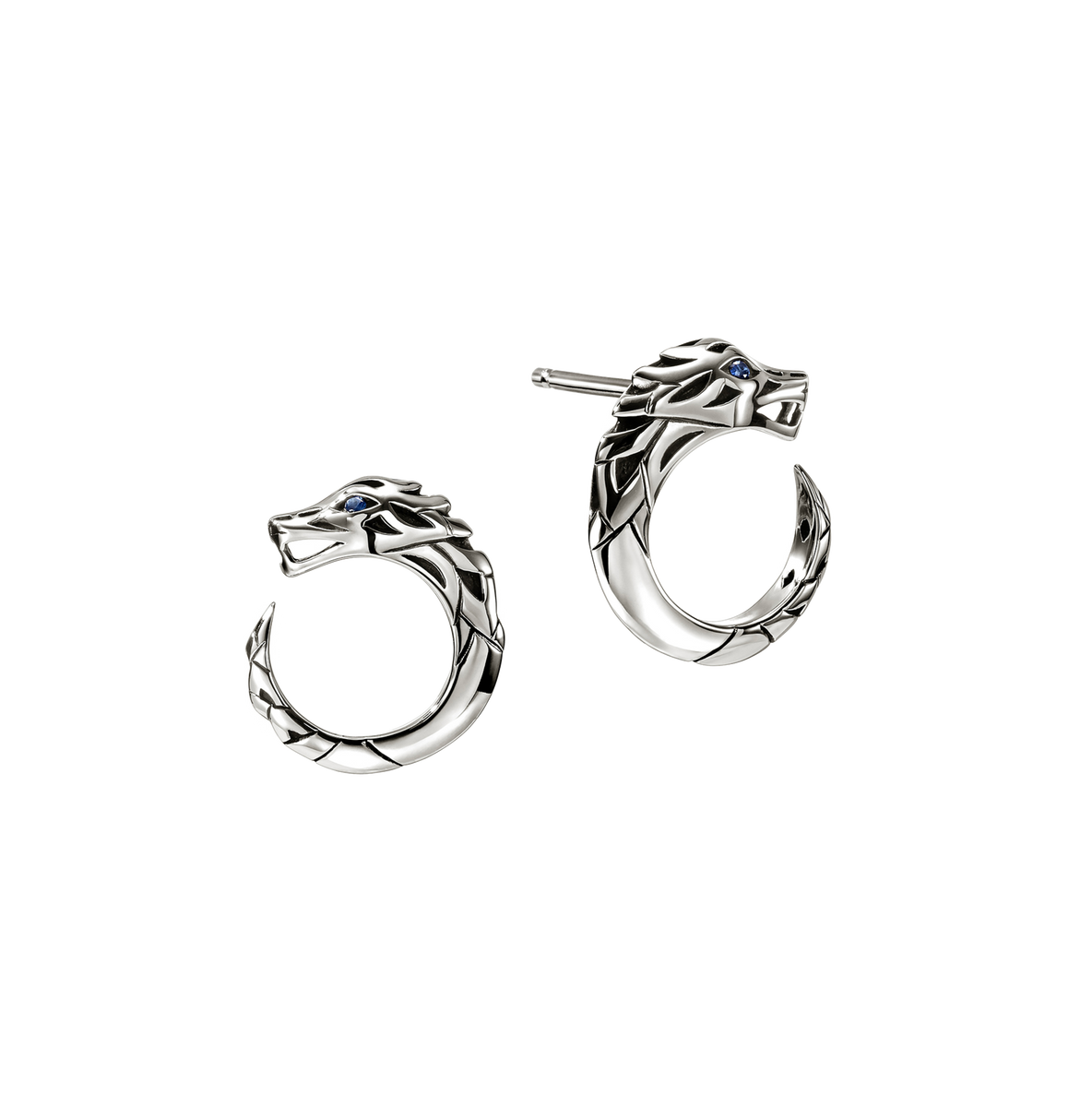 アクセサリー Hirotaka Sapphire Eye Snake Earring SNAKE KNOT Sapphire Eye Earring