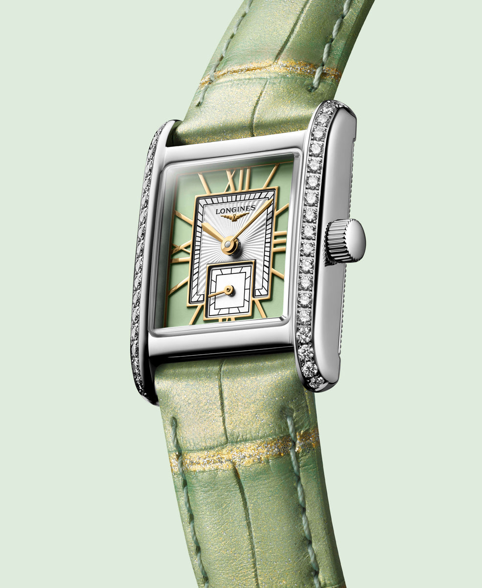 Longines Mini DolceVita 29mm Watch with Green Dial | Fink's