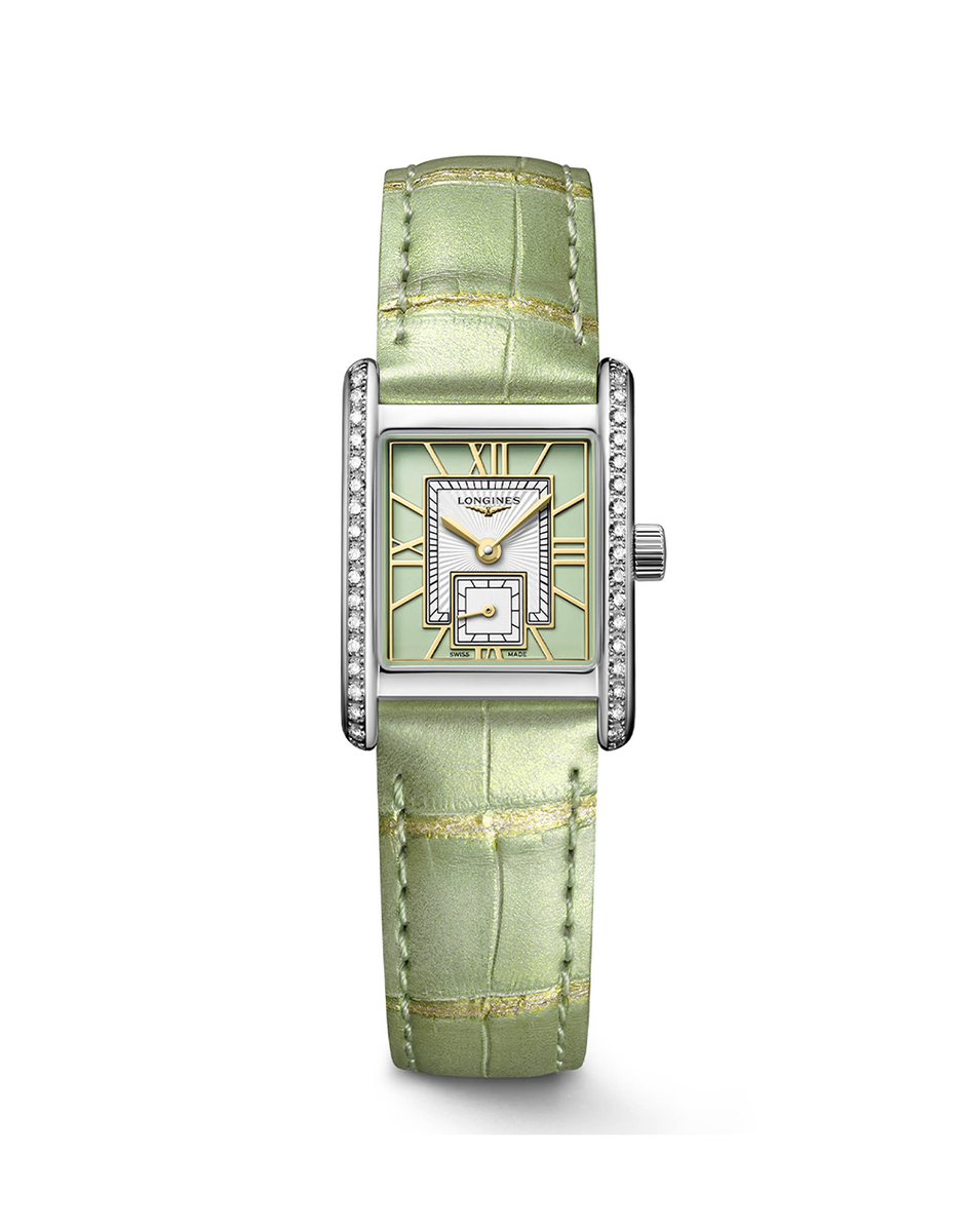 Longines Mini DolceVita 29mm Watch with Green Dial | Fink's
