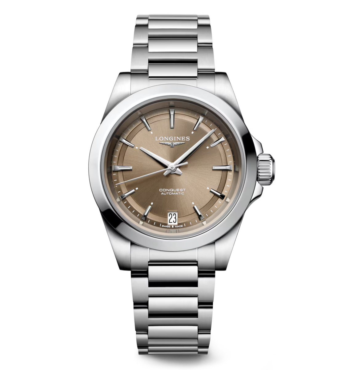 Conquest 34mm Watch with Bronze Dial | Longines | Fink's
