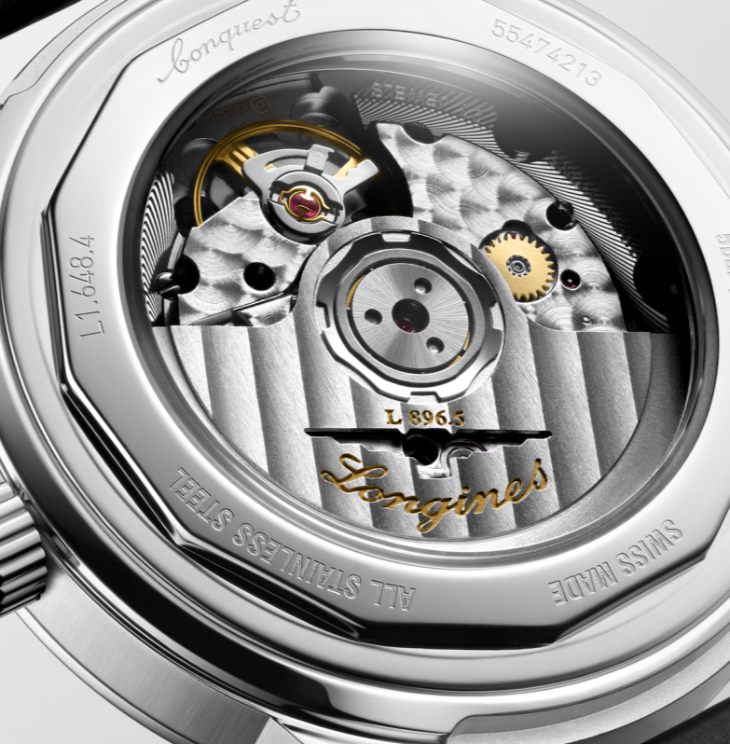 Conquest Heritage Central Power Reserve Champagne Dial | Fink's