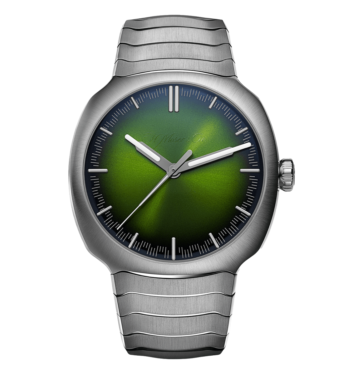 H. Moser & Cie. Streamliner, 40mm Matrix Green Dial | Fink's