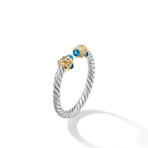 Albion® Ring with Blue Topaz, Size 8 | David Yurman | Fink's Jewelers