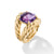 Marbella Ring in 18K Yellow Gold with Amethyst, 20mm