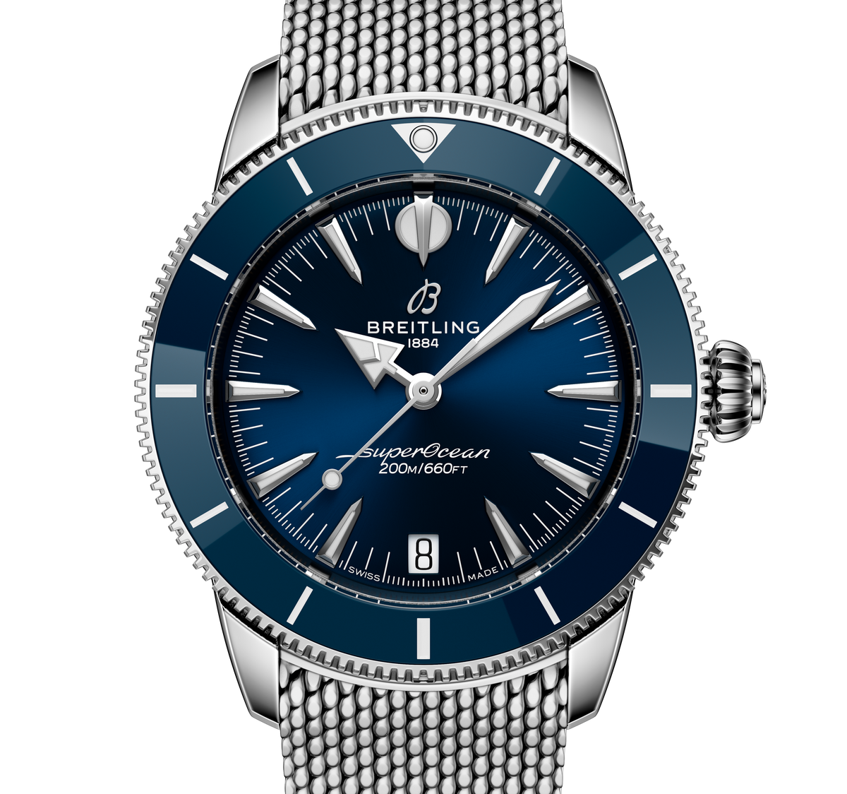 時計 BREITLING SUPER OCEAN AUTOMATIC 36 Breitling Superocean Heritage Automatic 36 Blue Dial | Fink's