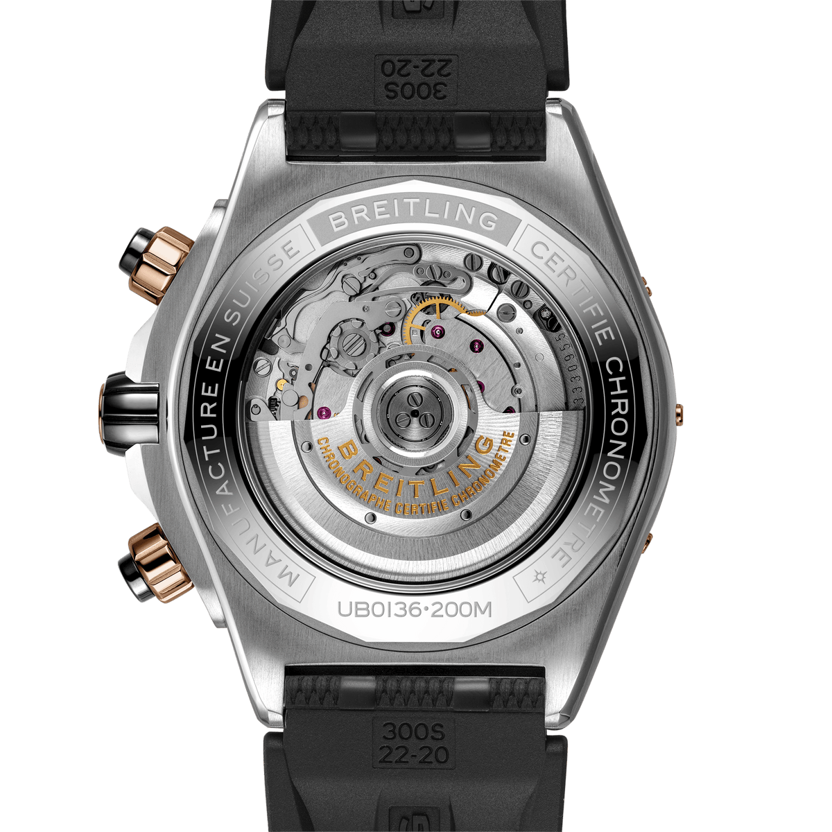 Breitling レザーケース ブラック E1338310/M534-253S Breitling Avenger Bandit Mens Automatic