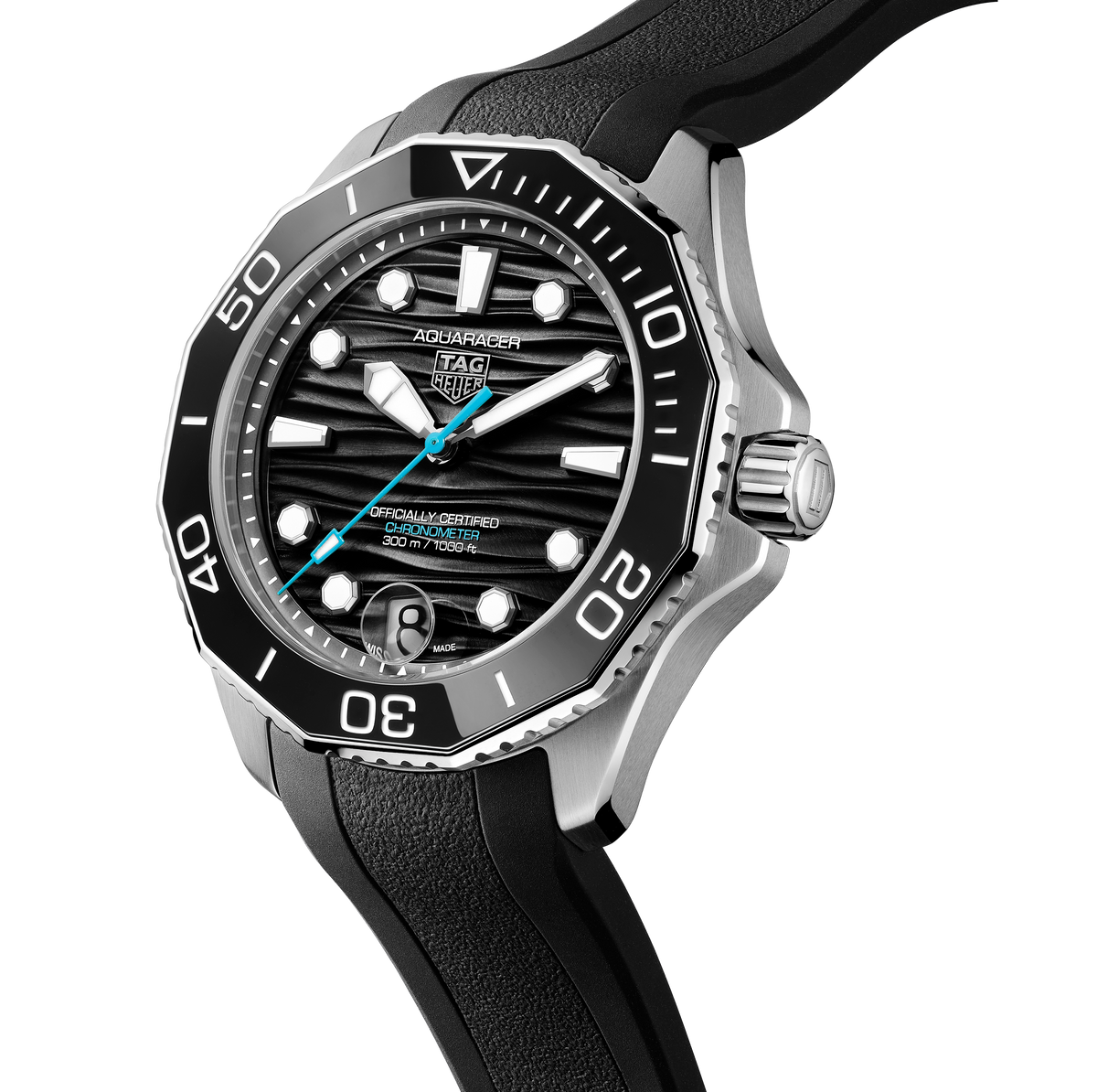 TAG Heuer Aquaracer ラバーベルト 300m防水 Blue Strap Tag Heuer TAG Heuer Aquaracer ラバーベルト 300m防水 Blue Strap Tag Heuer