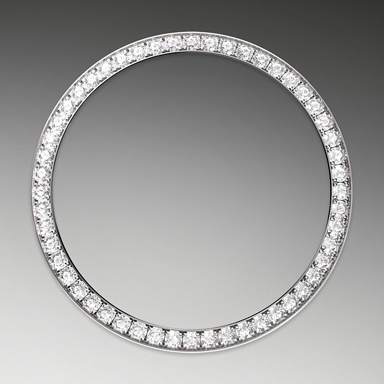 Diamond-set Bezel on Rolex Datejust 36 in Oystersteel, White Gold, and Diamonds - M126284RBR-0011 at Fink's Jewelers