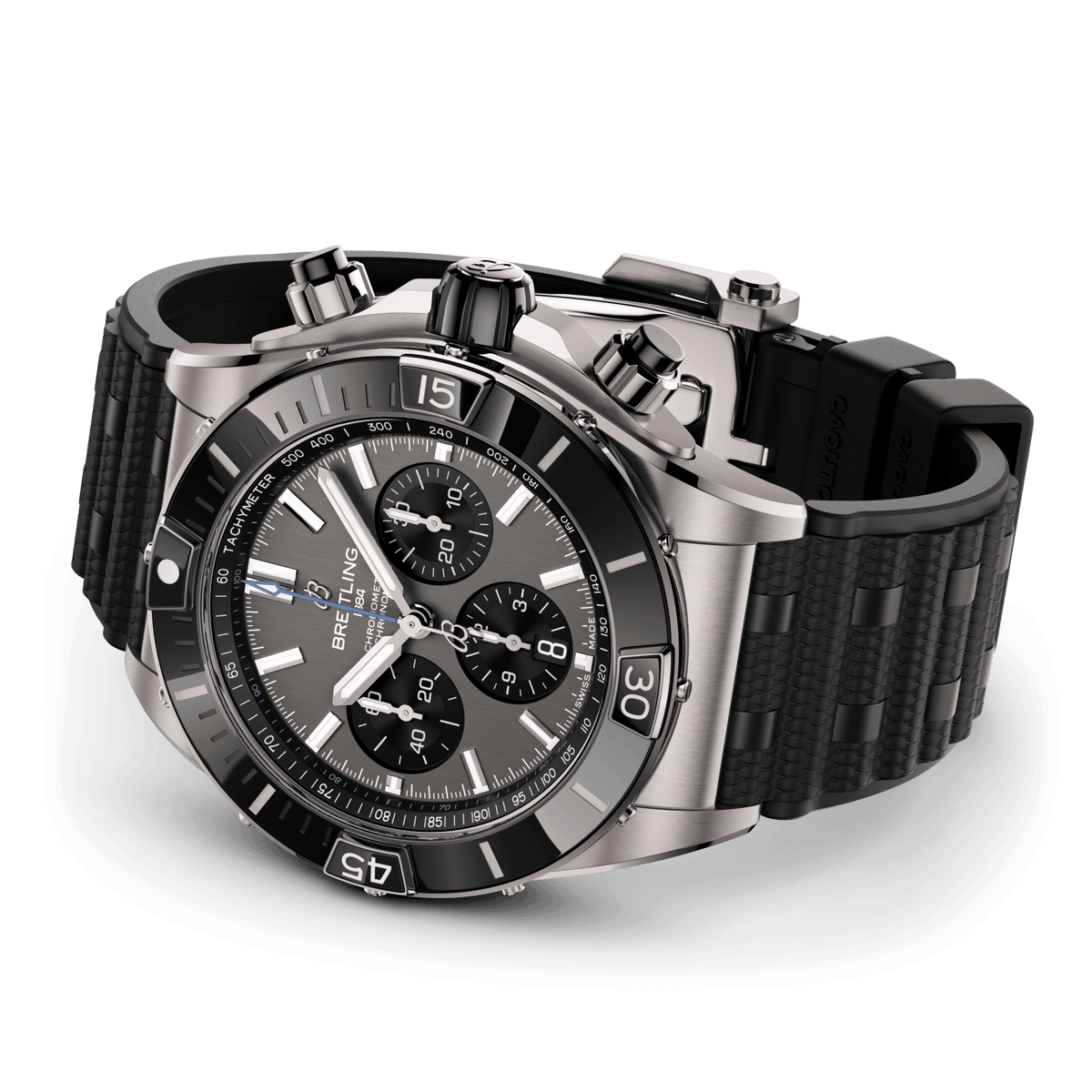 期間限定出品⭐︎Breitling⭐︎Chronomat 44 jsp Breitling Super Chronomat 44 Four Year Calendar Stainless