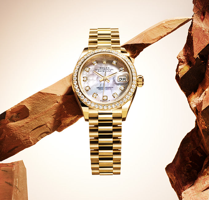 Rolex Lady-Datejust in Yellow Gold at Fink's Jewelers