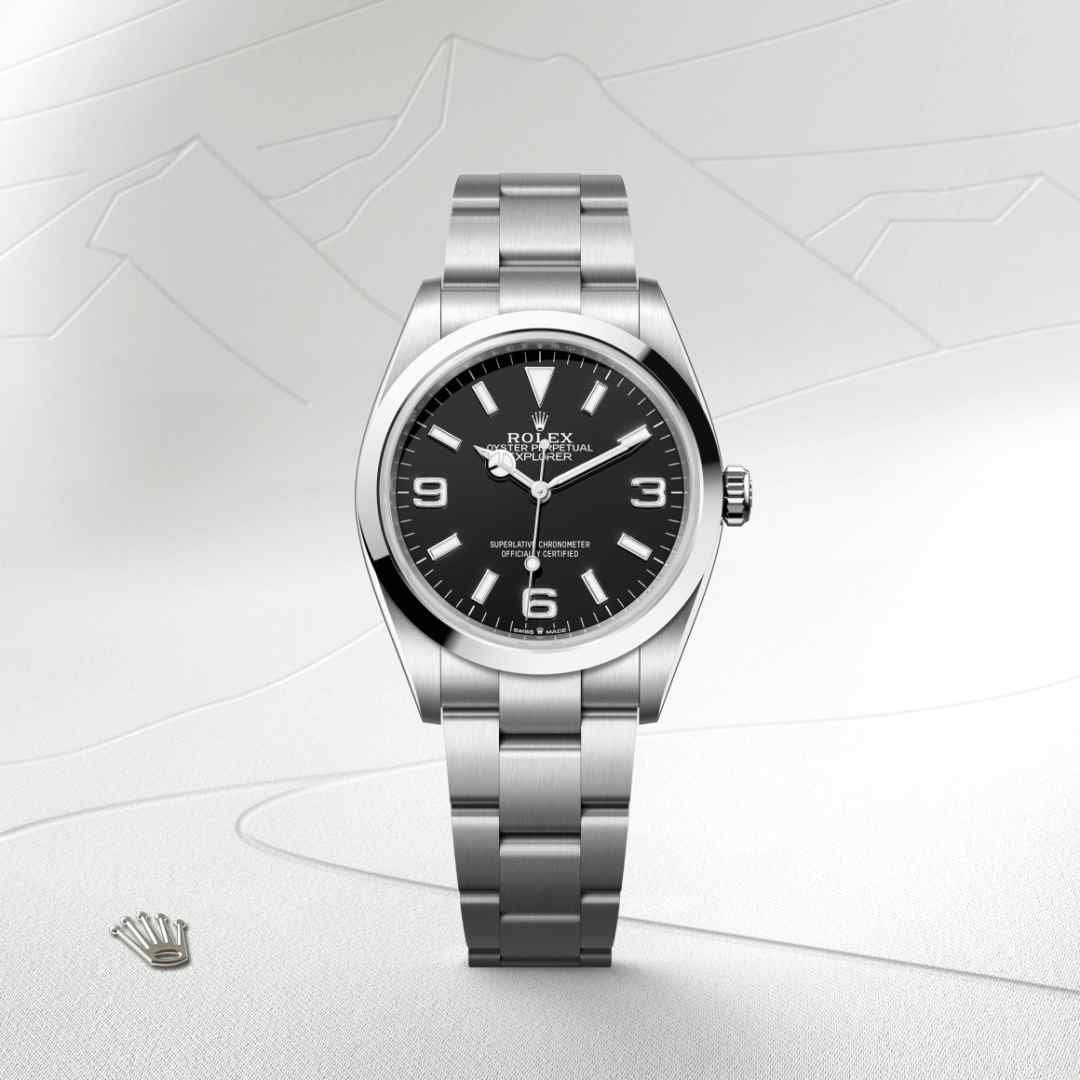 Rolex Explorer 36 in Oystersteel, M124270-0001