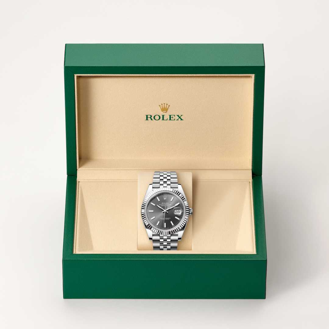Rolex Datejust in White Rolesor - combination of Oystersteel and
