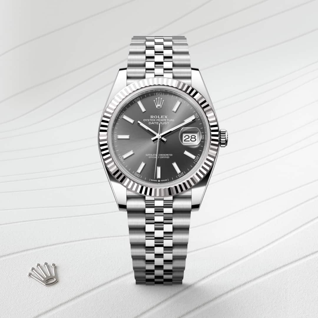 Rolex Datejust 41 in White Rolesor, M126334-0014