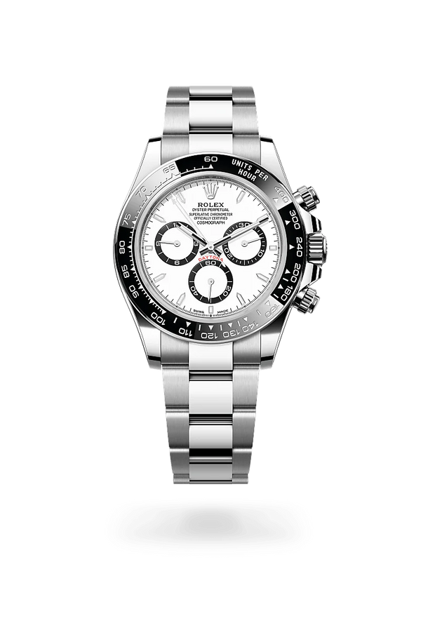 Rolex Cosmograph Daytona in Oystersteel, m126500ln-0001 Upright with Shadow - Fink's Jewelers