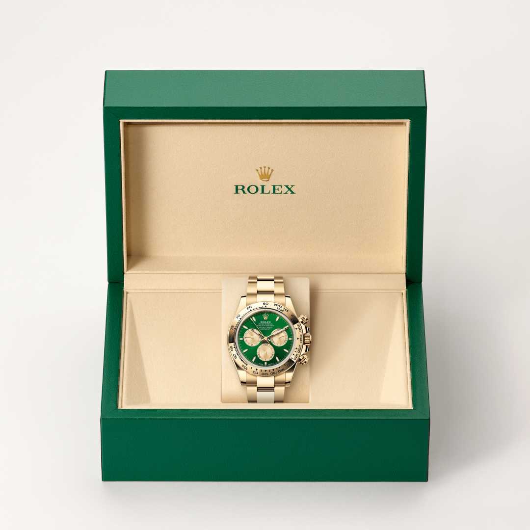 Rolex Cosmograph Daytona in 18 kt yellow gold, M126508-0008