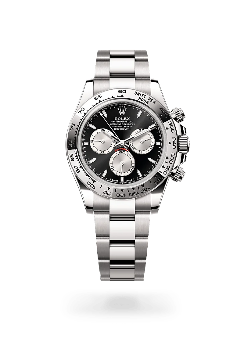 Rolex Cosmograph Daytona in White Gold, m126509-0001 Upright with Shadow - Fink's Jewelers