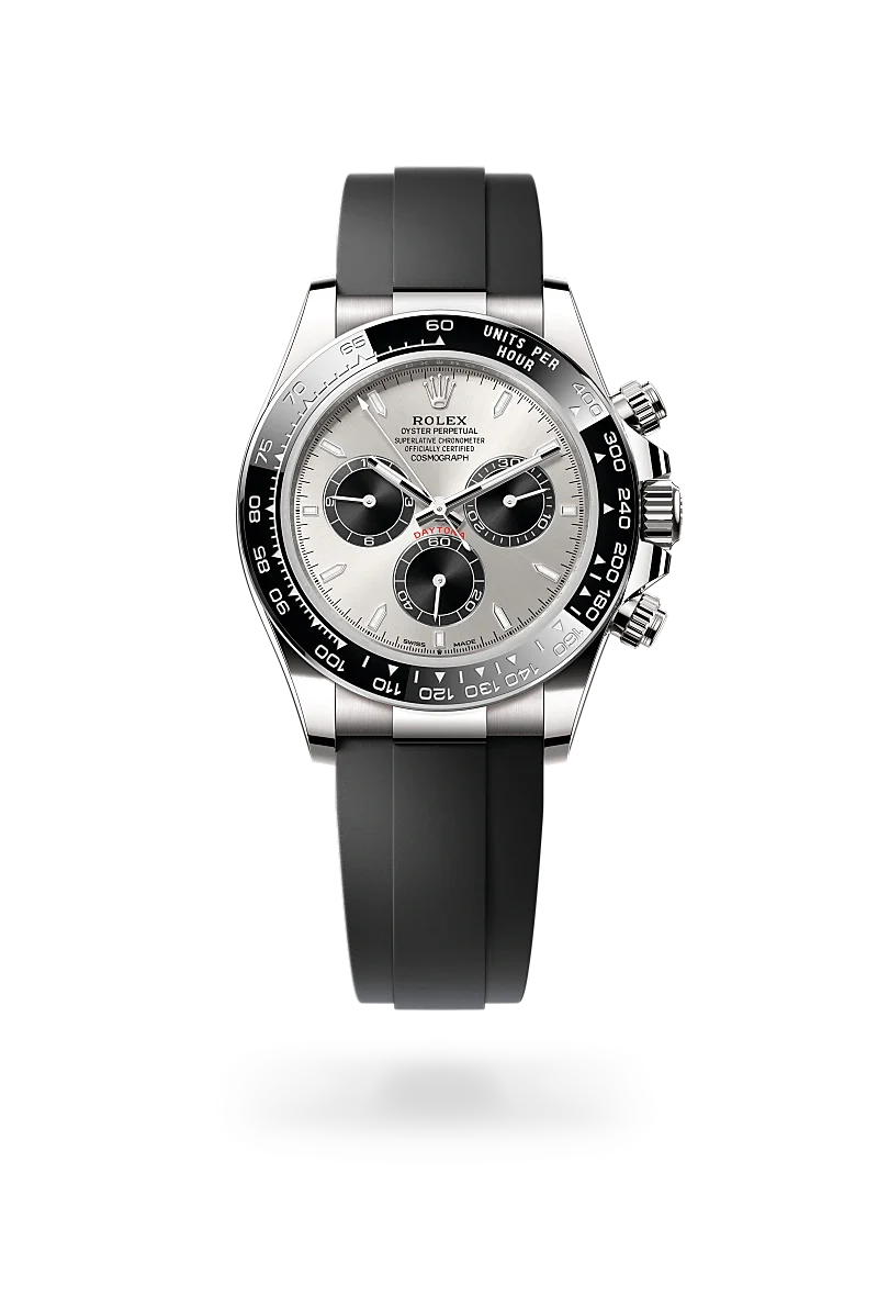 Rolex Cosmograph Daytona in White Gold, m126519ln-0006 Upright with Shadow - Fink's Jewelers