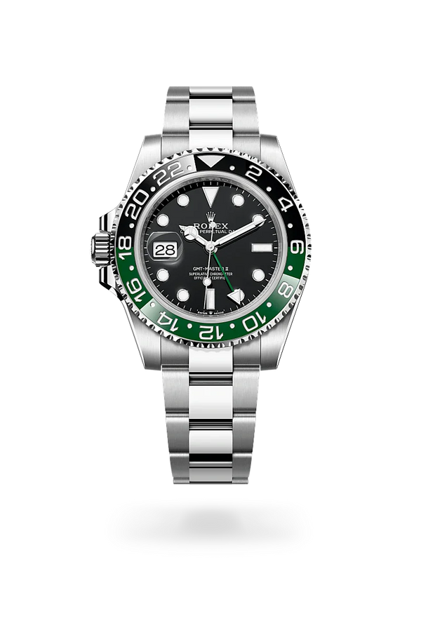 Rolex GMT-Master II in Oystersteel, m126720vtnr-0001 Upright with Shadow - Fink's Jewelers