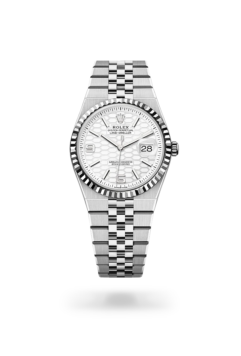 Rolex Land-Dweller 36 in White Rolesor, M127234-0001