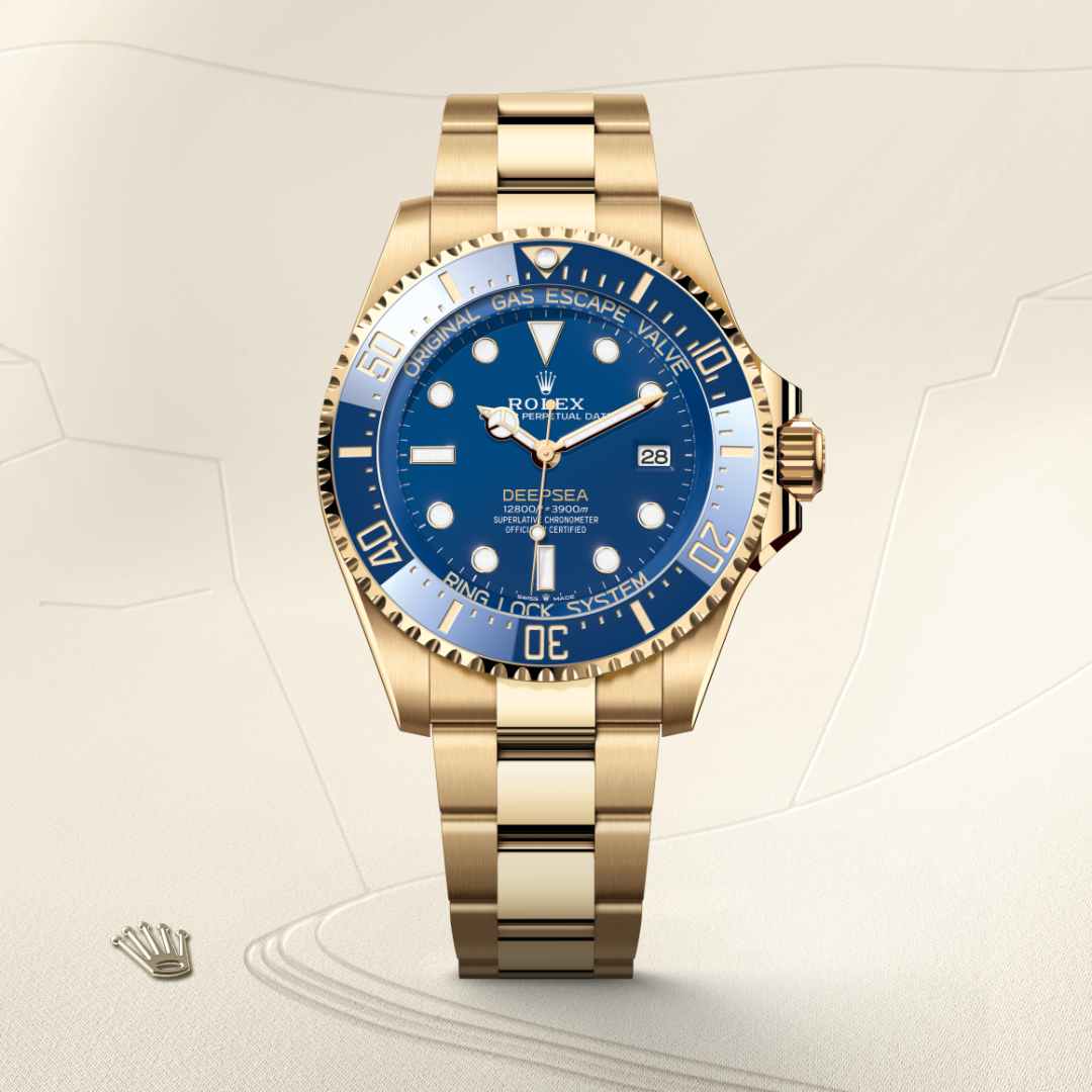 Rolex Deepsea in 18 kt yellow gold, M136668LB-0001