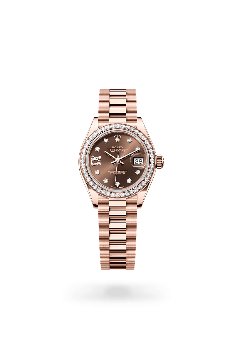 Rolex Lady-Datejust in 18 ct Everose gold, M279135RBR-0001