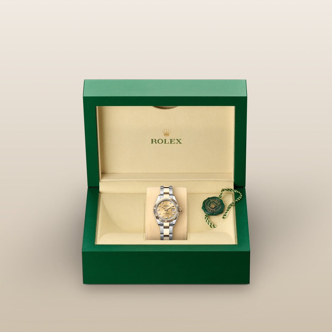 ROLEX DATEJUST レディース Rolex Lady-Datejust 69173 Black 1993 with original box and papers