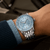 Breitling Navitimer Automatic GMT 41 Watch with Ice Blue Dial on Model