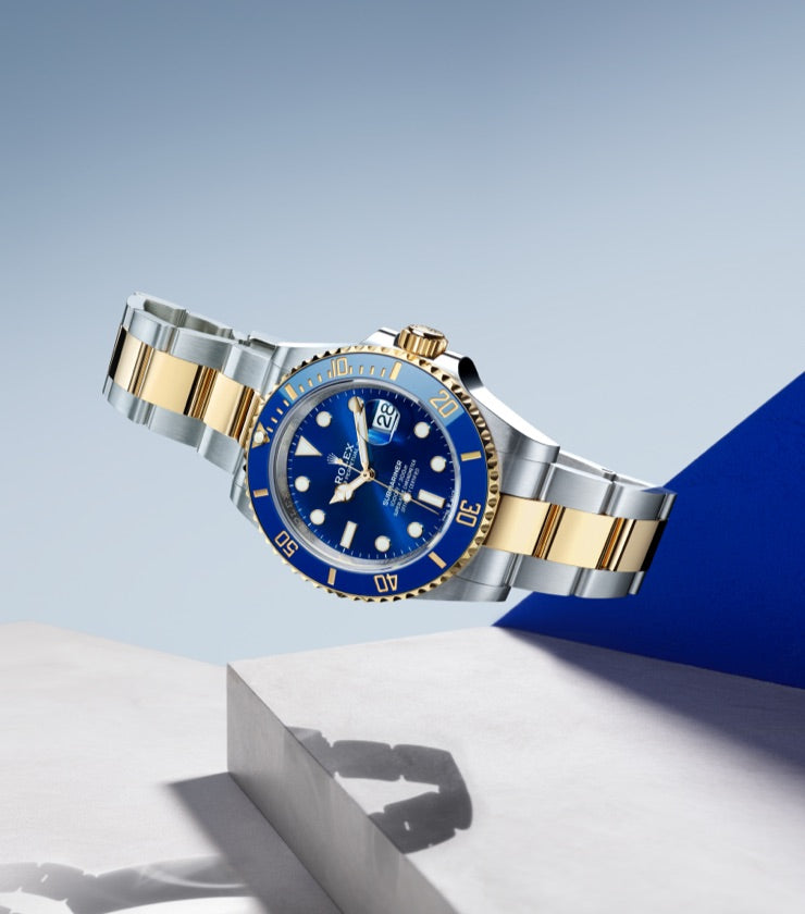 Rolex Submariner Date in Oystersteel and Yellow Gold, m126613lb-0002 Watch - Fink's Jewelers