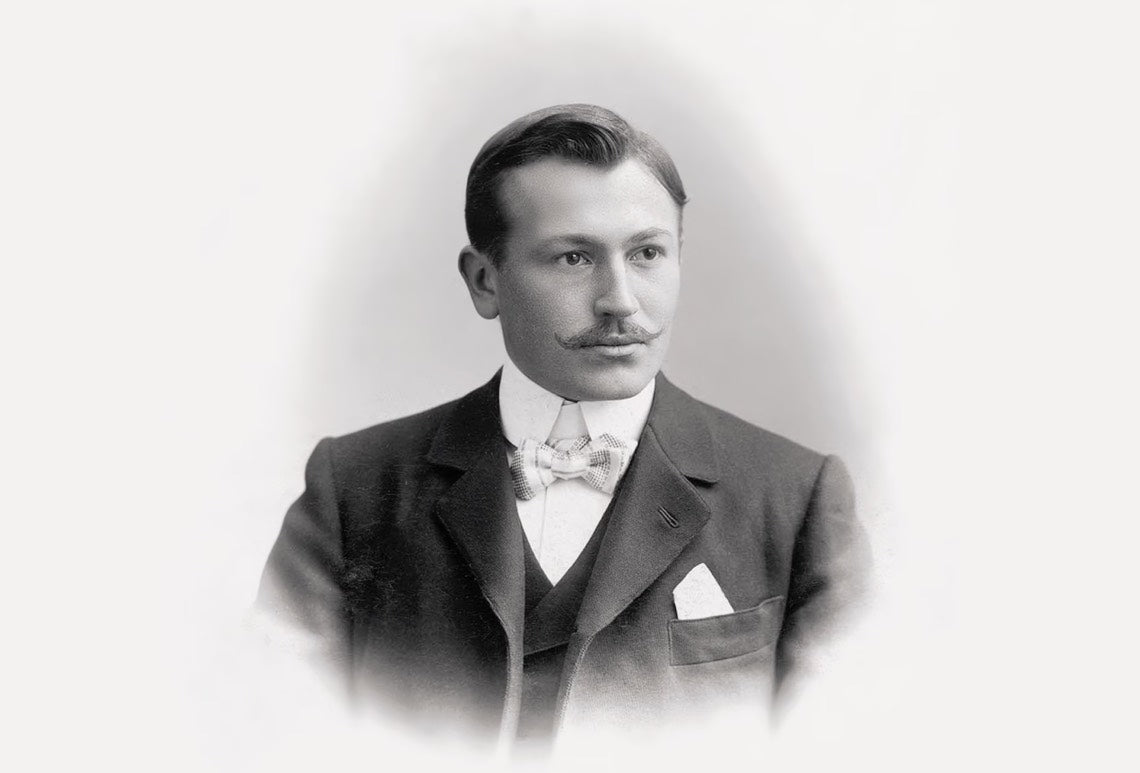 Portrait of Rolex Founder, Hans Wilsdorf