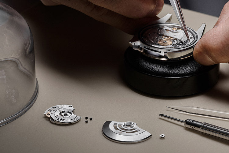 Rolex Servicing Assembly of Watch at Fink's Jewelers