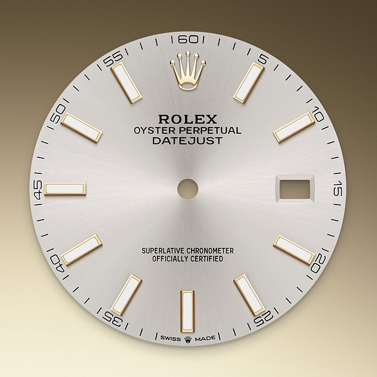 Silver Dial on Rolex Datejust 41 in Oystersteel and Yellow Gold - M126303-0001 at Fink's Jewelers