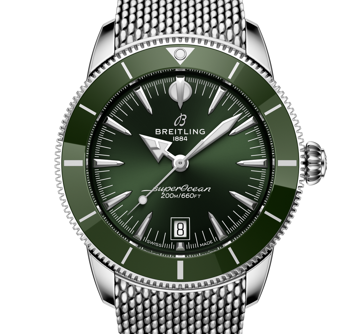 Breitling Superocean Heritage B31 Watch Green Dial | Fink's