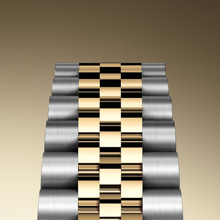 Jubilee Bracelet on Rolex Datejust 36 in Oystersteel and Yellow Gold - M126203-0043 at Fink's Jewelers