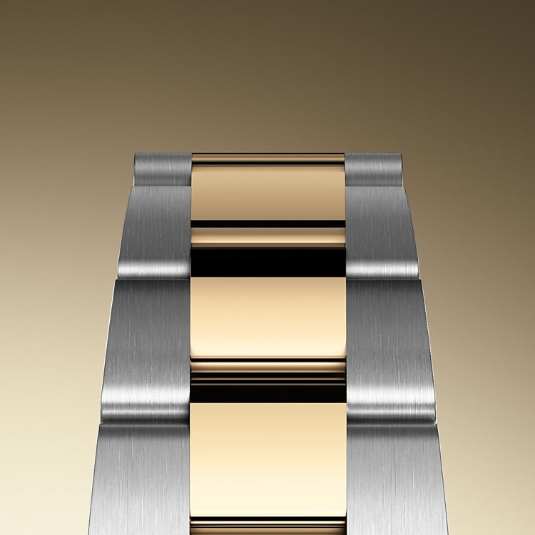 Oyster Bracelet on Rolex Datejust 41 in Oystersteel and Yellow Gold - M126303-0001 at Fink's Jewelers