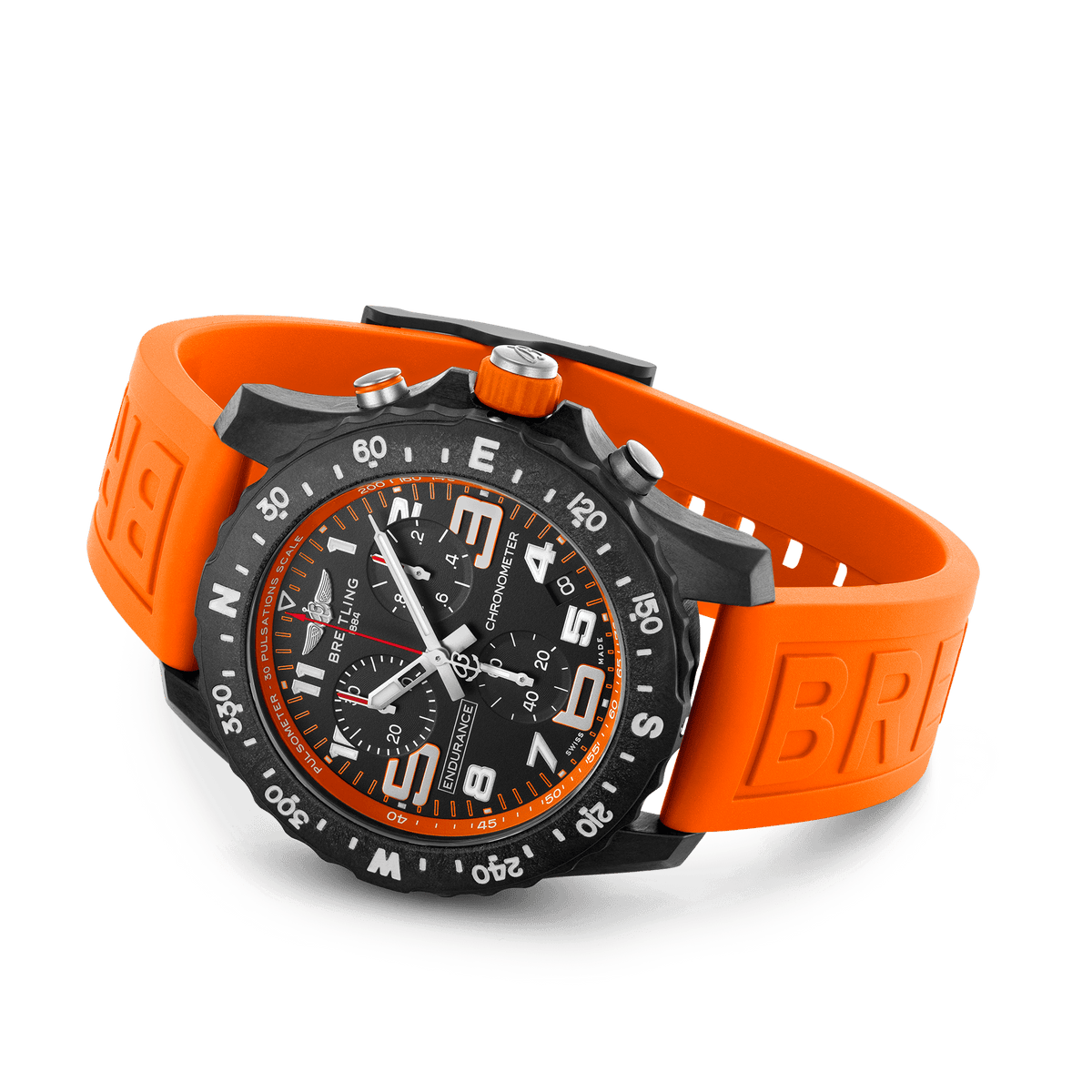 Breitling Endurance Pro 44 with Orange Strap | Fink's