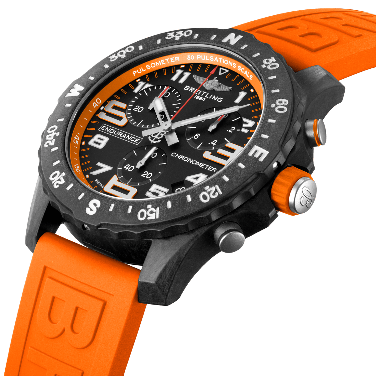 最終値下げ　Breitlingボールペン　オレンジ Breitling Endurance Pro 44 with Orange Strap | Fink's