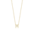 Roberto Coin Tiny Treasures Yellow Gold "Love Letter" Initial Pendant